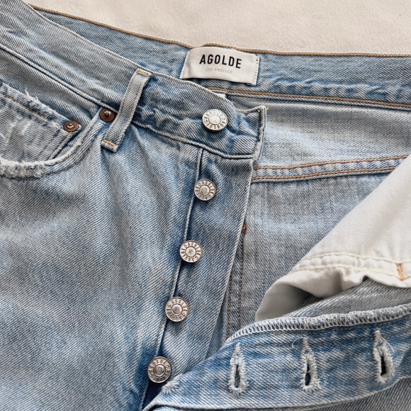 AGOLDE Riley High-waisted Cropped Jeans - Picture 9 of 11